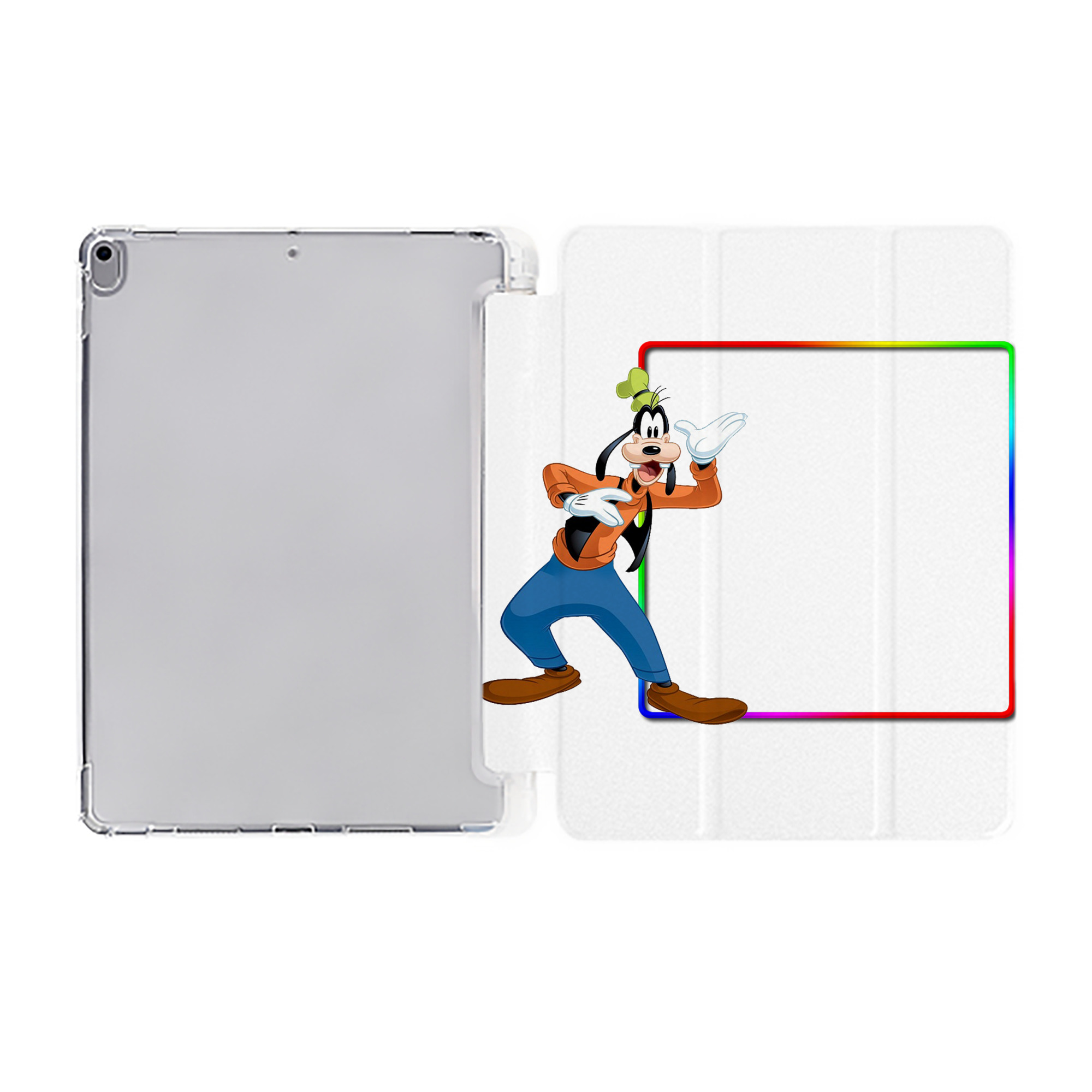 ミッキーマウス Mickey Mouse IPad ケース ペン収納付き 三つ折りスタンド PUレザー×シリコン 対応機種9.5/10.5/10.9インチ
